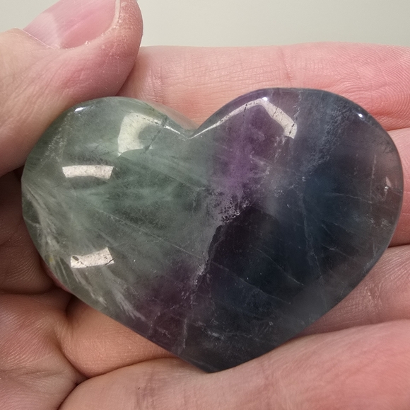 Fluorite Crystal Heart - Picture 7 of 13